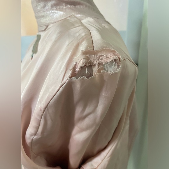 🍂 😍 Guess Moto Style - Vintage Shimmering Pink Jacket! - Picture 10 of 11